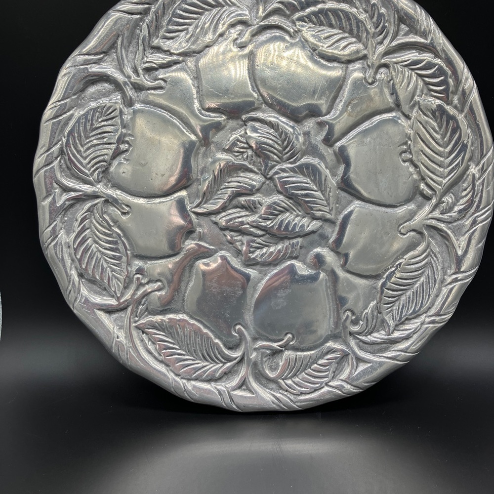 Vintage Ashleigh Manor Pewter Serving Tray.
